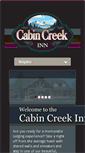 Mobile Screenshot of cabincreekinn.com