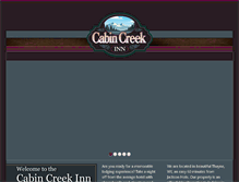 Tablet Screenshot of cabincreekinn.com